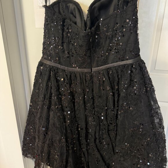 Beaded Strap Bustier Sequin Mini Dress - NWT - Size 12 - Picture 2 of 7